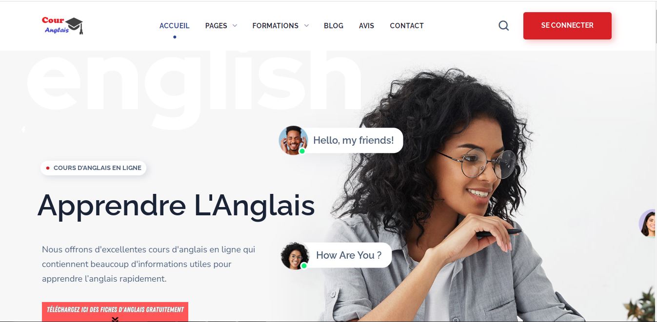Exploration des Cours en Anglais en Ligne : Une Approche Moderne de l&rsquo;Apprentissage